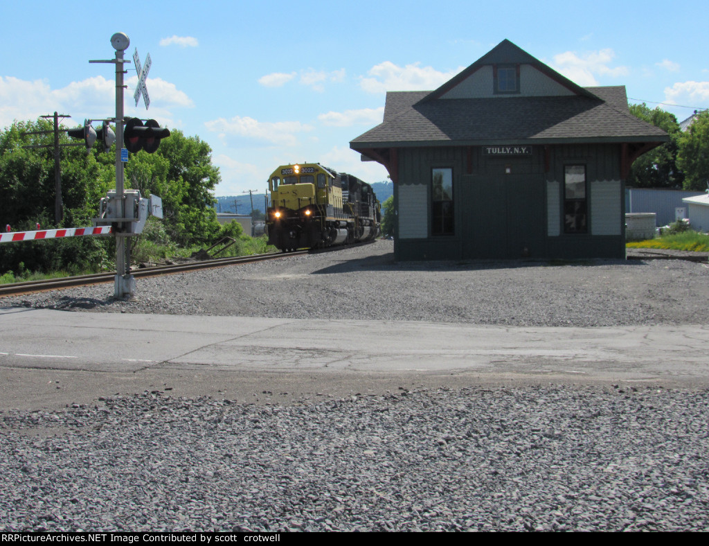 By the old Tully station